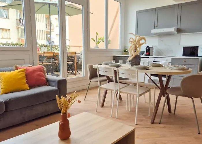 Superbe 3p Neuf - Terrasse - Barbecue نيس