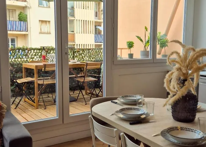 شقة Superbe 3p Neuf - Terrasse - Barbecue نيس