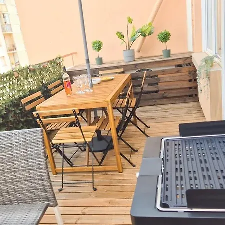 Superbe 3p Neuf - Terrasse - Barbecue Ницца